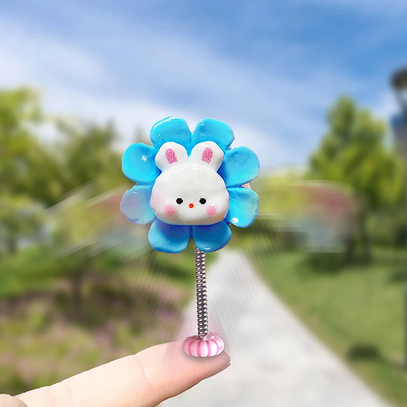 Niedlich schütteln Bobble Head Blume Auto Innen verzierung dekorative Blumen Auto Interieur niedlichen Blümchen Dekoration Zubehör – Detail 6