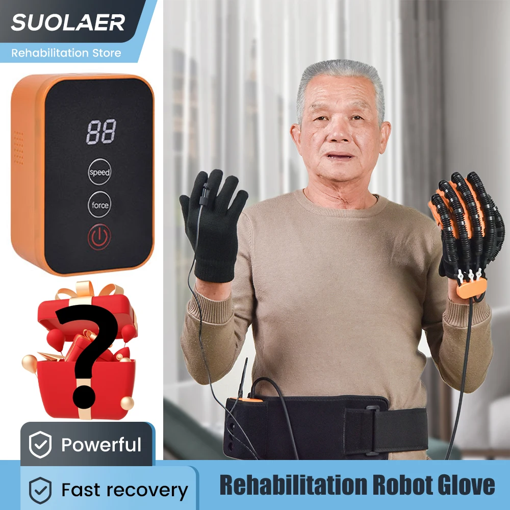 

Hand Rehabilitation Robot Portable Rehabilitation Physiotherapy Glove Hemiplegia Devices Stroke Recovery Equipment Hand Therapy