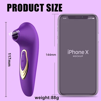 Clitoral Sucking Vibrator Nipple Stimulator G Spot Clit Vibrators Waterproof 5 Suction Patterns 18+ Adult Sex Toys for Women 5