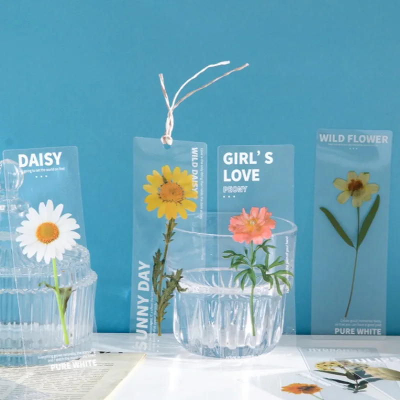Bookmarks Stationery Supplies Floral Painting 5Pcs