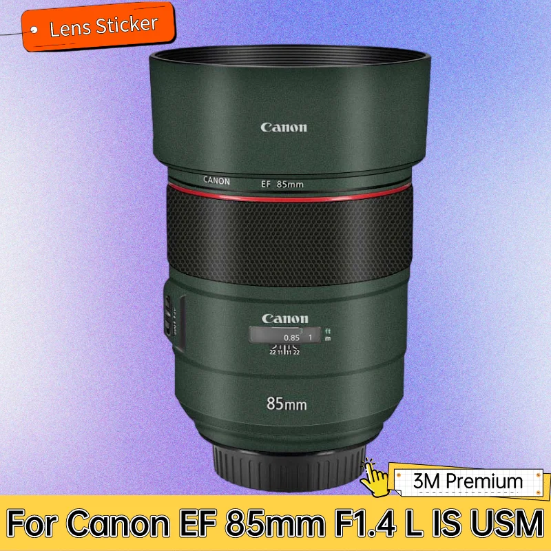 

Для Canon EF 85 мм F1.4 L IS USM Camera наклейка на рассеиватель Защитная Наклейка виниловая пленка защита от царапин 85/1.4