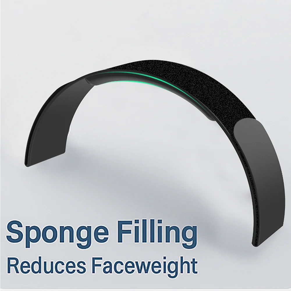 VR Sangle De Tête De Décompression Lavable En éponge PU Pour