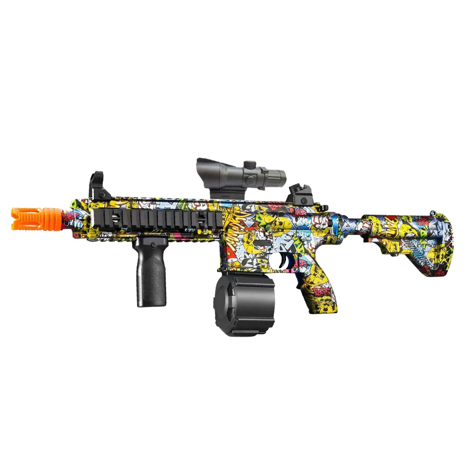 New M416 Manual & Electric Splatter Gun 2-in-1 Gel Ball Blaster With 15000 Eco-Friendly Water Beads Goggles For Outdoor Toys 5 New M416 Manual & Electric Splatter Gun 2-in-1 Gel Ball Blaster With 15000 Eco-Friendly Water Beads Goggles For Outdoor Toys 5