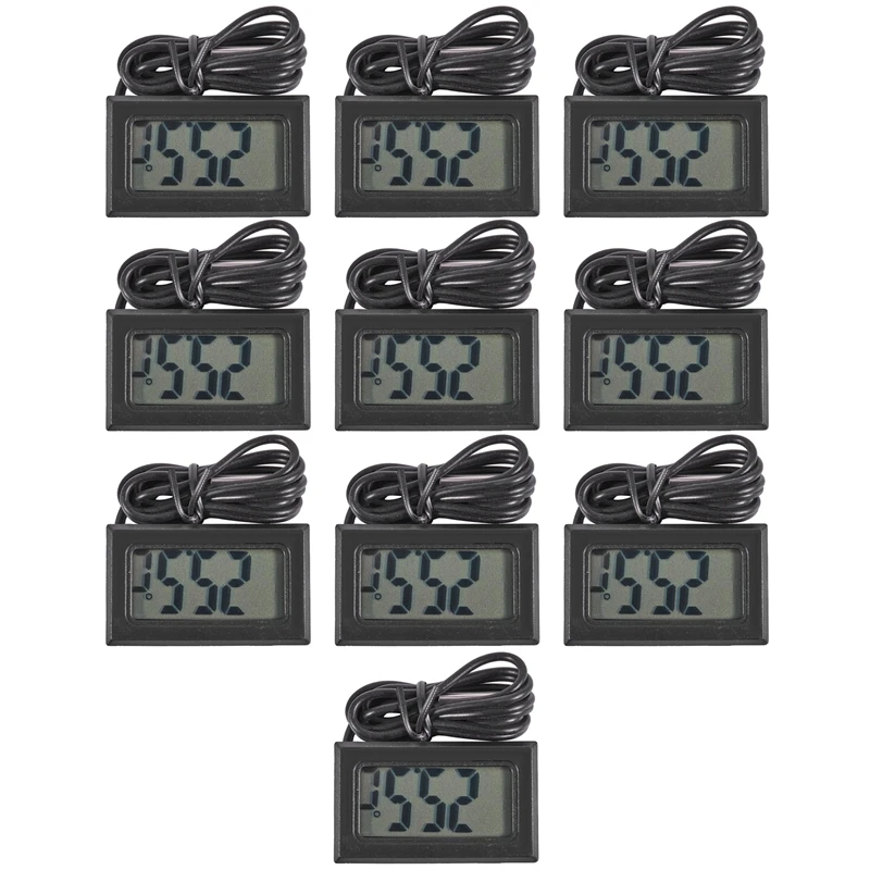 

10X LCD Refrigerator Freezer Refrigerator Digital Thermometer Temperature -50 - 110 Celsius