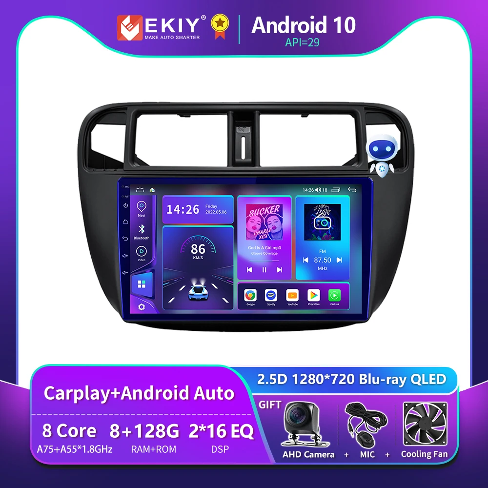 

EKIY T900 DSP Android Car Radio Multimedia Player For Honda Civic EJ EK EM 1995 - 2001 Carplay 2 DIN Auto Stereo Navigation GPS