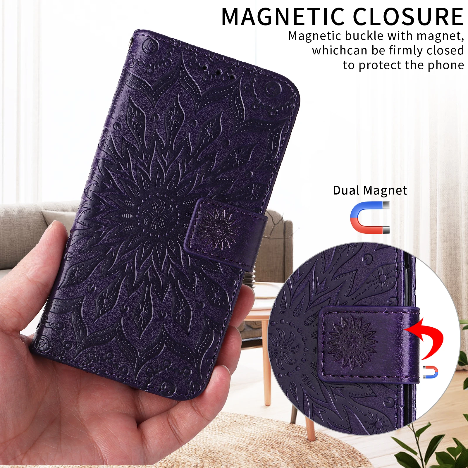 Versatile Card Wallet Phone Case - Sleek & Durable Design