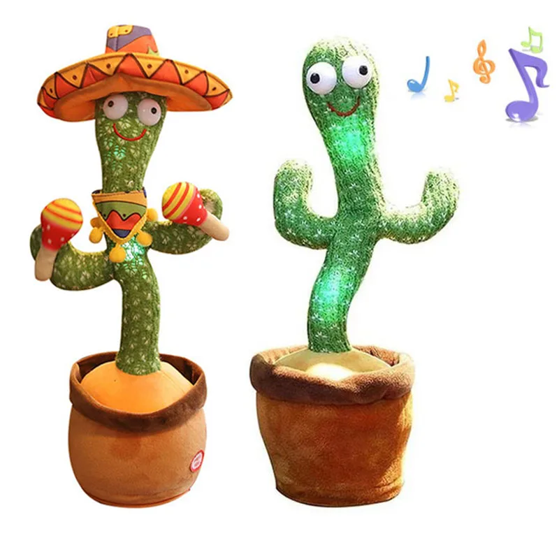 YES Jouet bebe cactus qui danse et répète ,Parle et Chantant