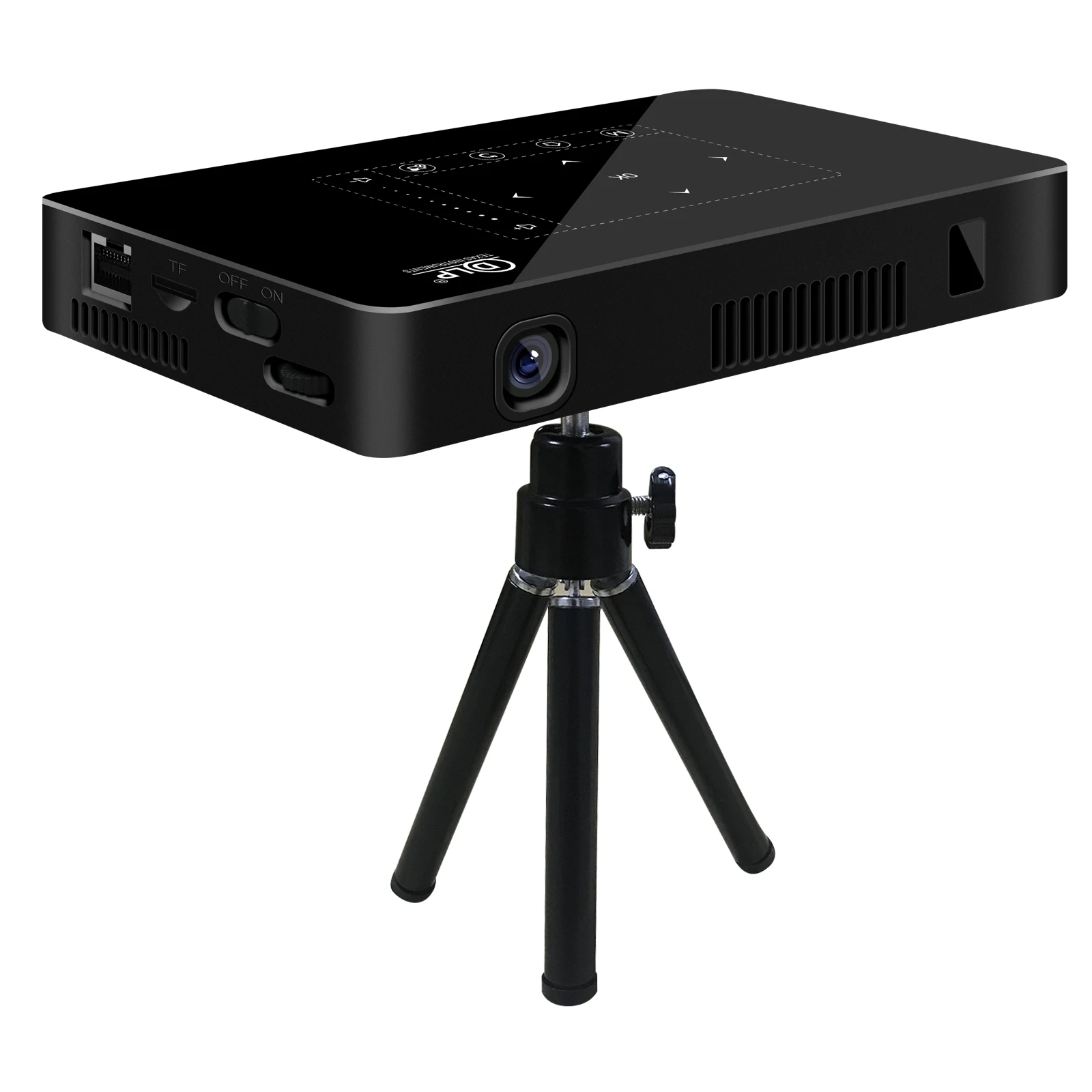 2026 프로젝터 P10-II 특가 판매 맞춤형 로고 미니 3D 4K 150 루멘 DLP 9000mAh 안드로이드 9.0 프로젝터