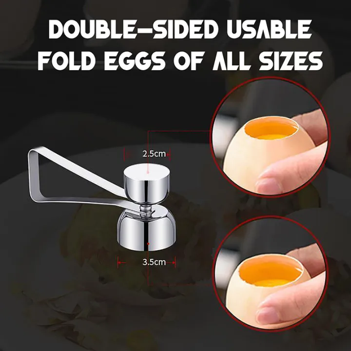 X 2 - Toqueur A Oeuf En Inox - Acier Inoxydable - Coupe Coque Coquillle X 2 - Toqueur A Oeuf En Inox - Acier Inoxydable - Coupe Coque Coquillle