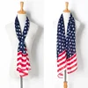 American flag pattern stars and stripes European and American lengthened chiffon scarfStars and Stripes Flag Sailor 5