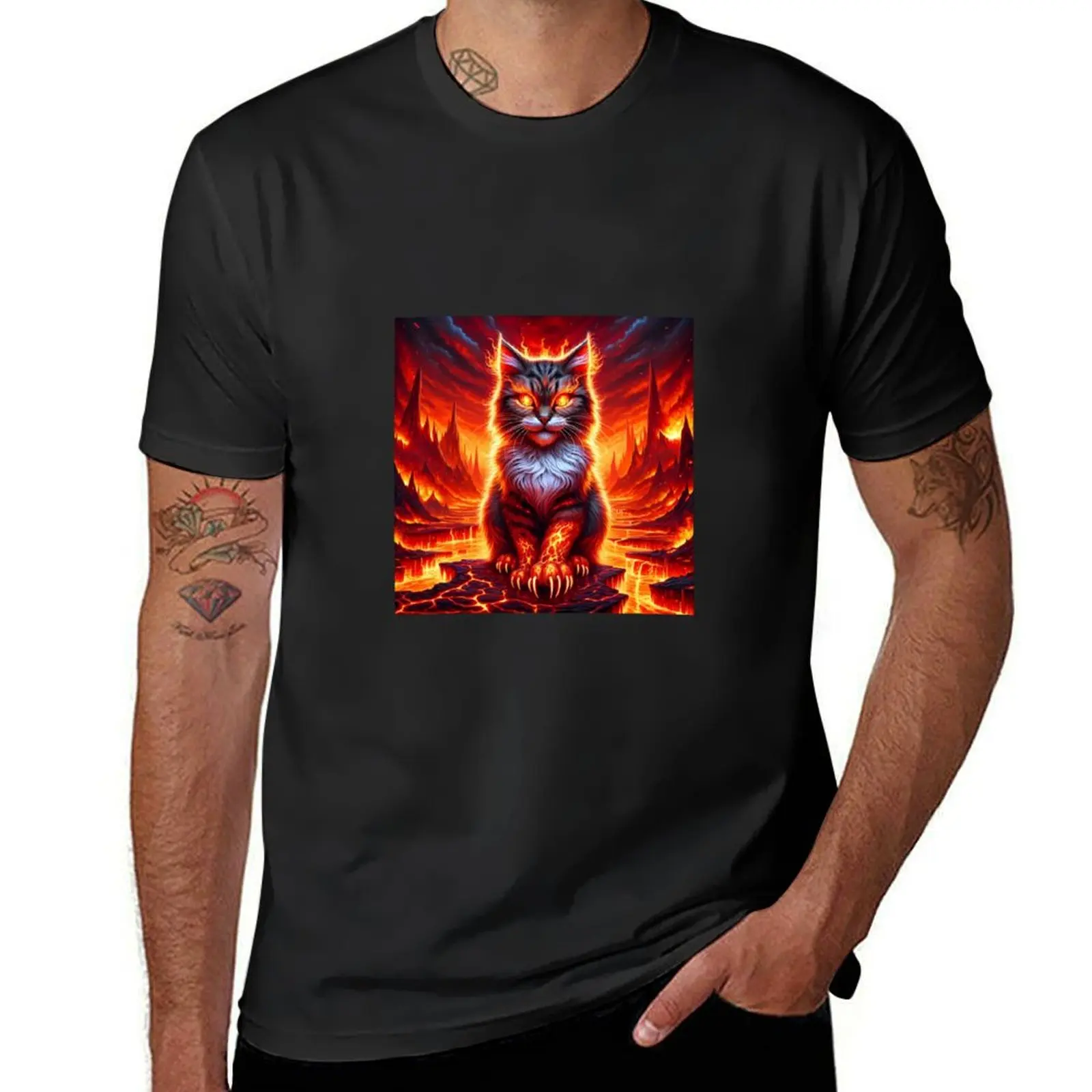 

Hell cat 4 T-Shirt boys whites shirts graphic tees men graphic t shirts