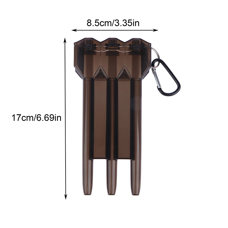 휴대용 투명 다트 박스, ABS 다트 박스, 키 잠금 버클, 통합 범용 다트 박스, 대부분의 다트에 적합, 1PC