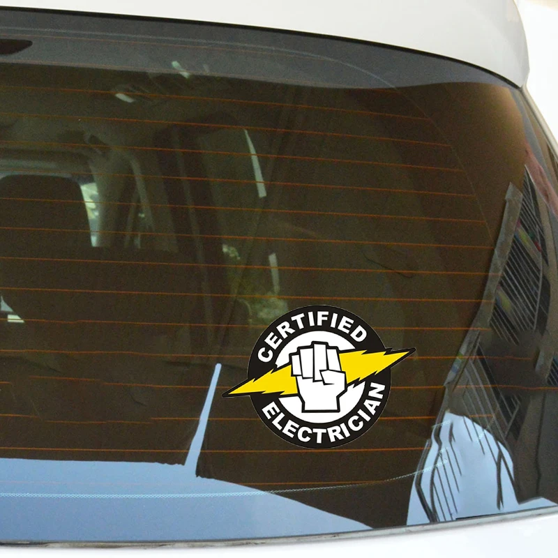 Customization Creative Electrical High Voltage Car Stickers For