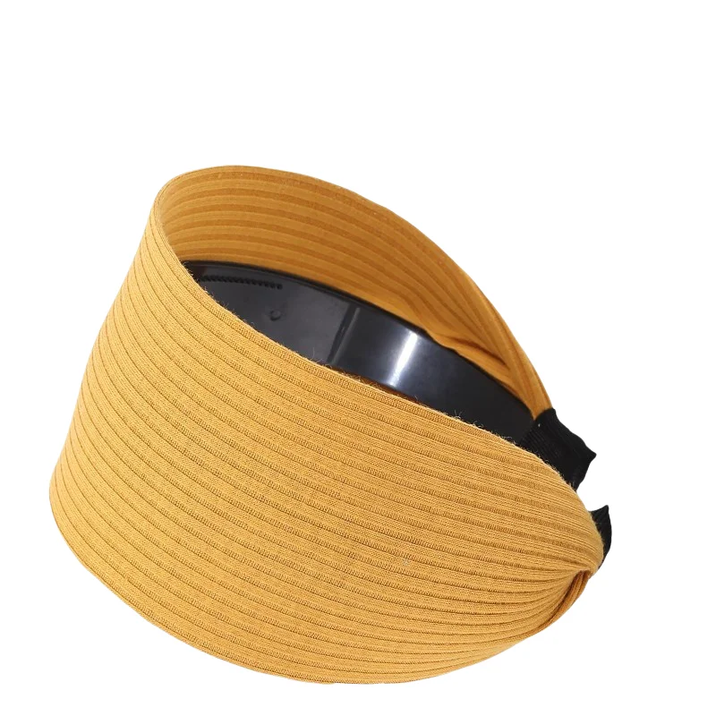 Black Wide-brimmed Headband Toothed Non-slip Hair Band White Hair Sports Makeup Headbands for Women Diademas Hairband