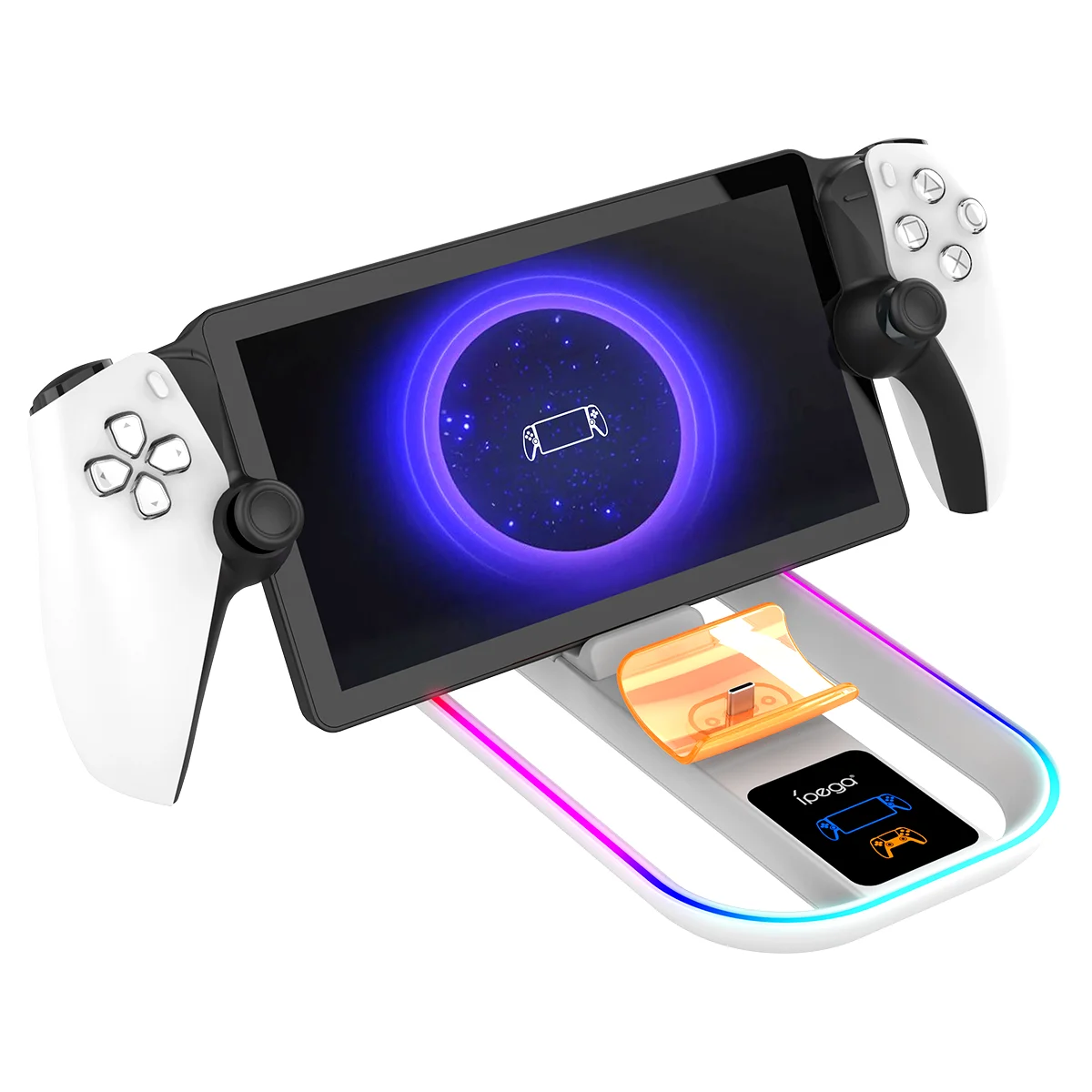 for PlayStation Portal Game Console Charger for PS5 Game Controller Charger with Colorful RGB Light 7 for PlayStation Portal Game Console Charger for PS5 Game Controller Charger with Colorful RGB Light 3