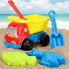 5 Pcs/set Children Beach Toys Sand Play Kit Baby Summer Digging  Tool with Shovel  Outdoor Toy Set Box for Kid 1