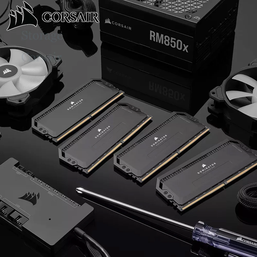 커세어 도미네이터 플래티넘 RGB DDR5 RAM 32GB 64GB 키트, 5600 6000 7000 7600MHz 인텔 XMP iCUE 호환 데스크탑 메모리