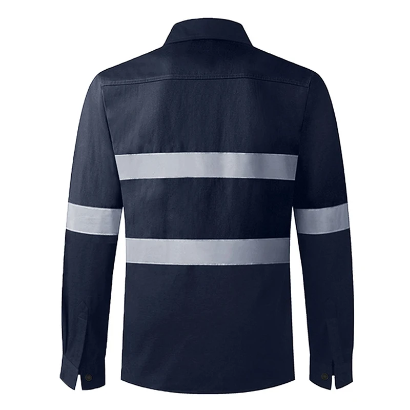 Hi Vis Shirts Safety Construction Workwear Two Tone Cotton Reflective Long Sleeve reflective vest,safety vest,high visibility vest