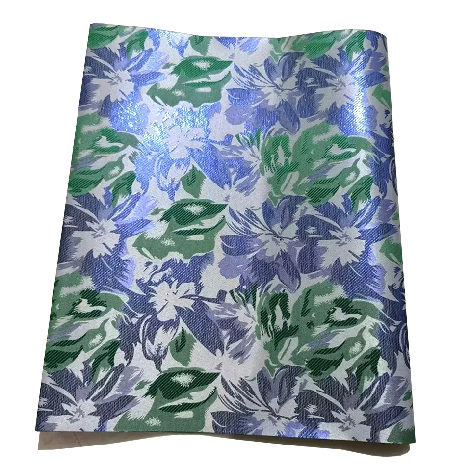 Luxuriöses silberblaues Gele- und Ipele-Set, 2-teilig – neueste bestickte 3D-nigerianische SEGO-Kopfbinde für Hochzeiten oder besondere Anlässe FY-16-6 – Detail 15