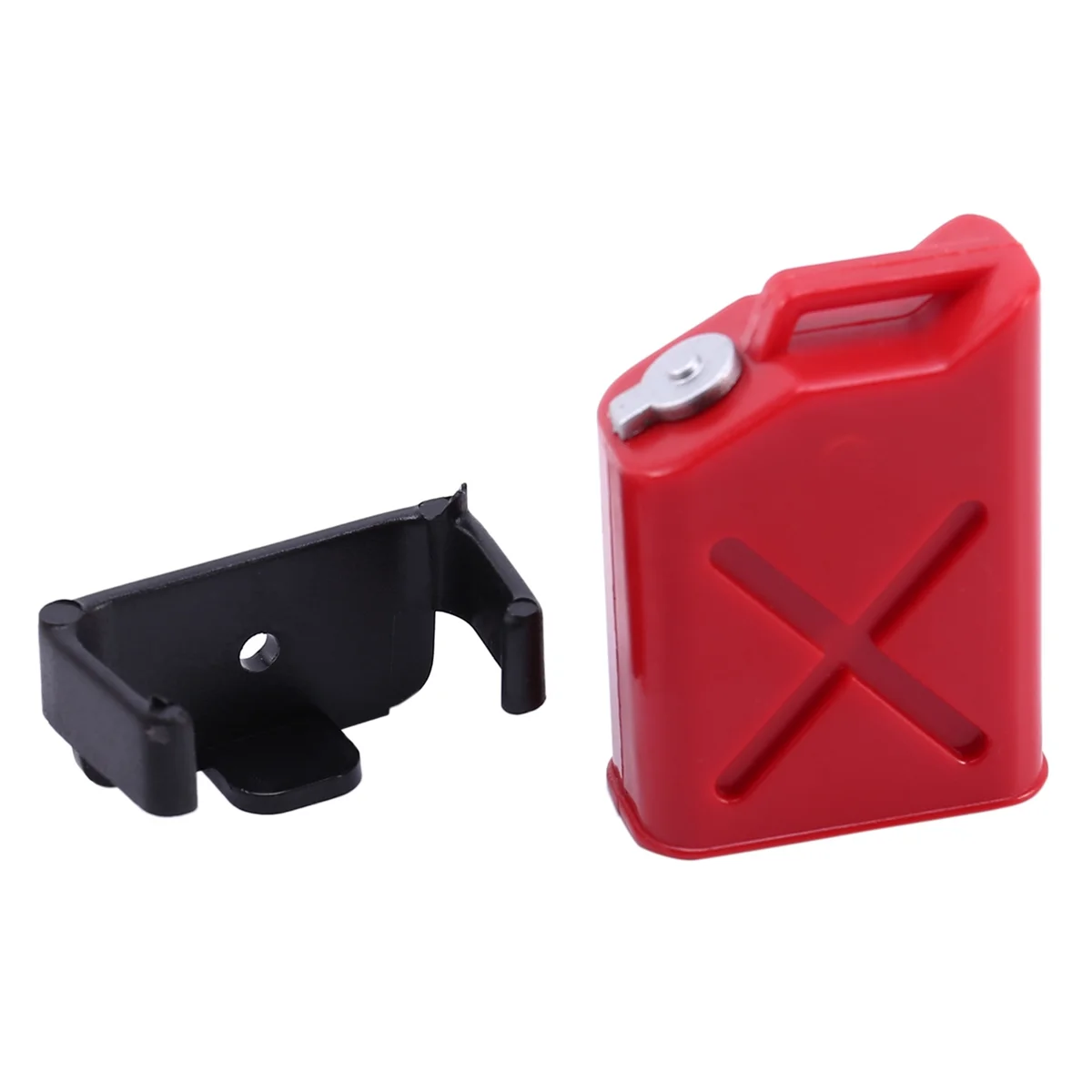 BAAU 4Set Luggage Rack Winch Shovel Fuel Tank Ax Decoration for Rc Model Cars Spare Parts Simulation Climbing Car Scx10 D90