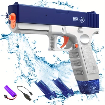 M1911 Electric Water Gun - Rechargeable, High-Capacity, Large Water Tank, Summer Fun, Gift for Kids 1