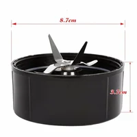 Pour Magic Bullet MBR-1101, MB1001B, MB1001C, lames croisées de mélangeur série MB1001 250W, pièces de rechange de lame transversale en acier inoxydable 2