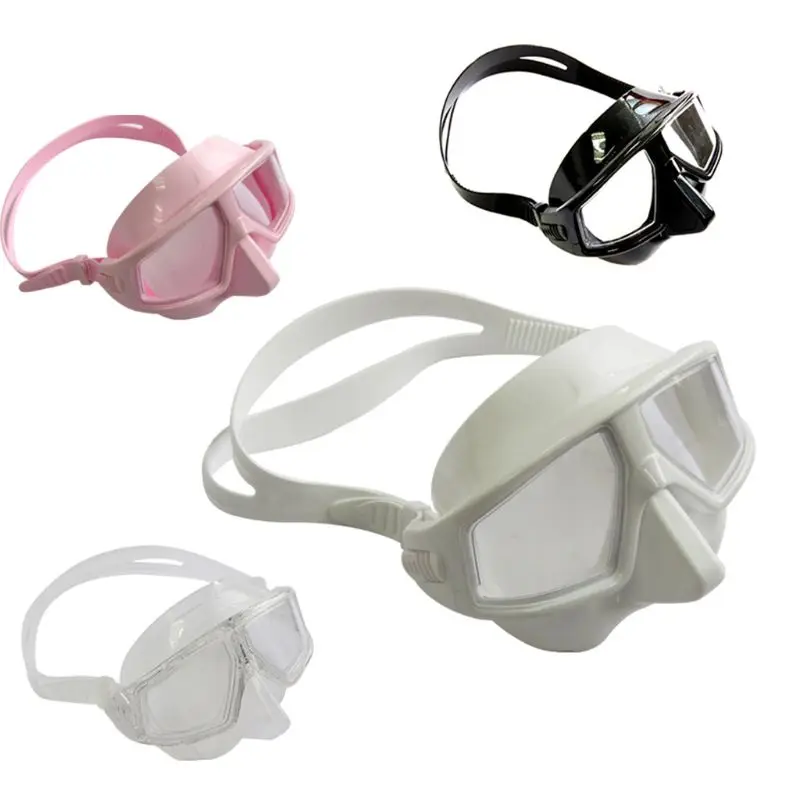 Free Diving Anti-Fog Dive Mask Anti-Leak Resin Glass Goggles Professional Snorkeling Gear for Snorkeling Freediving Swim,swimming goggles,snorkeling diving mask,diving mask,diving goggles