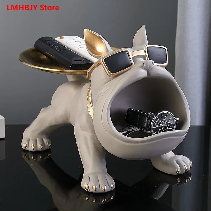 

LMHBJY Doorway Porch Tabletop Magic Bucket Key Storage Decoration Light Luxury Decoration Shoe Cabinet Tray Creative Home Items