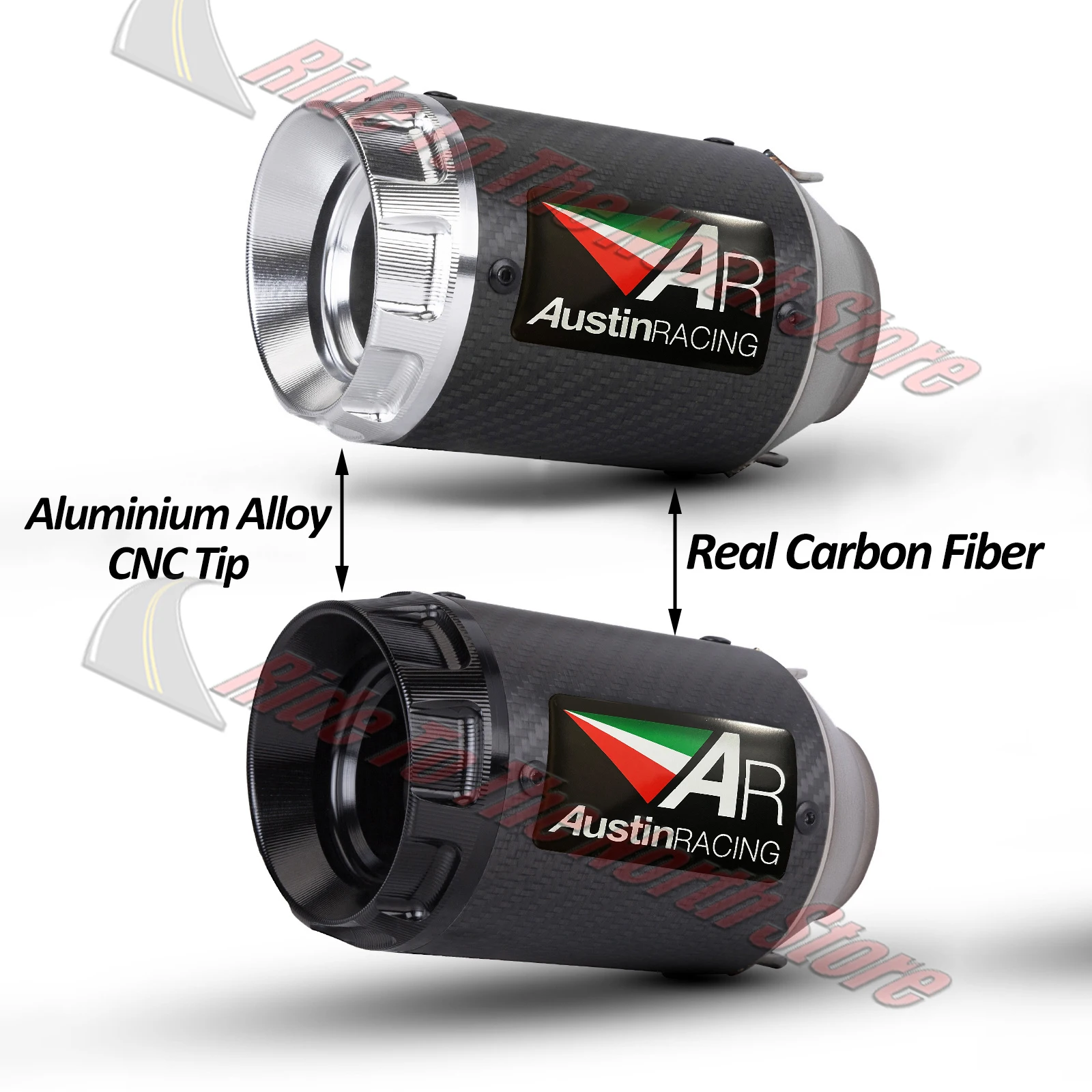 AR GP1R Racing Motorcycle Muffler 3