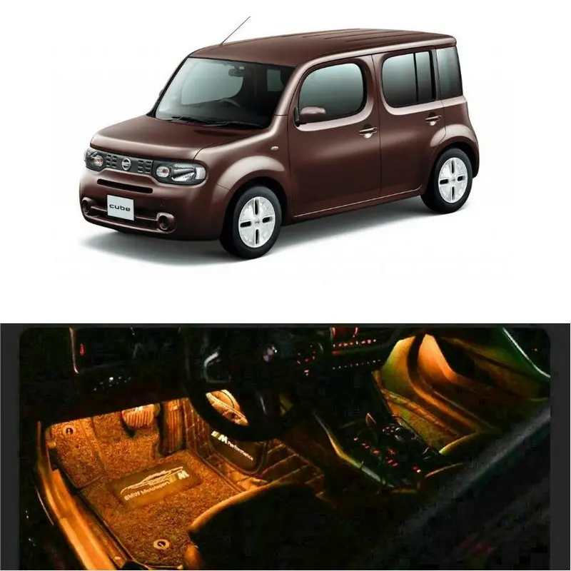 

Auto Car Accessories Bulb Lamp Foot Light For nissan Almera Cube GT-R Interstar frontier kicks cargo passenger nx xterra quest