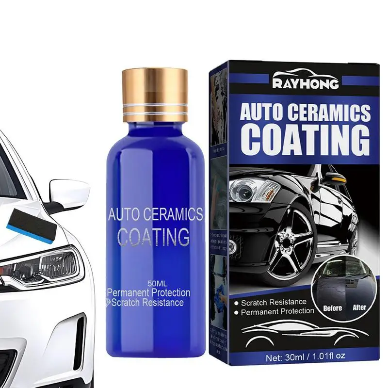 

Car Ceramic Coating Anti Scratch Polish Nano Coating Agent Car Nano Repairing Spray Repair Scratches With Sponge And No-dust