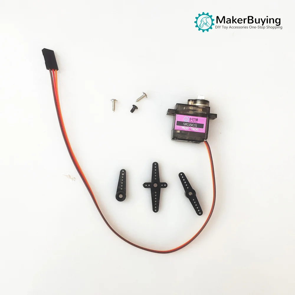 

10pcs MG90S Metal gear Digital 9g Servo SG90S For Rc Helicopter Plane Boat Car MG90 9G