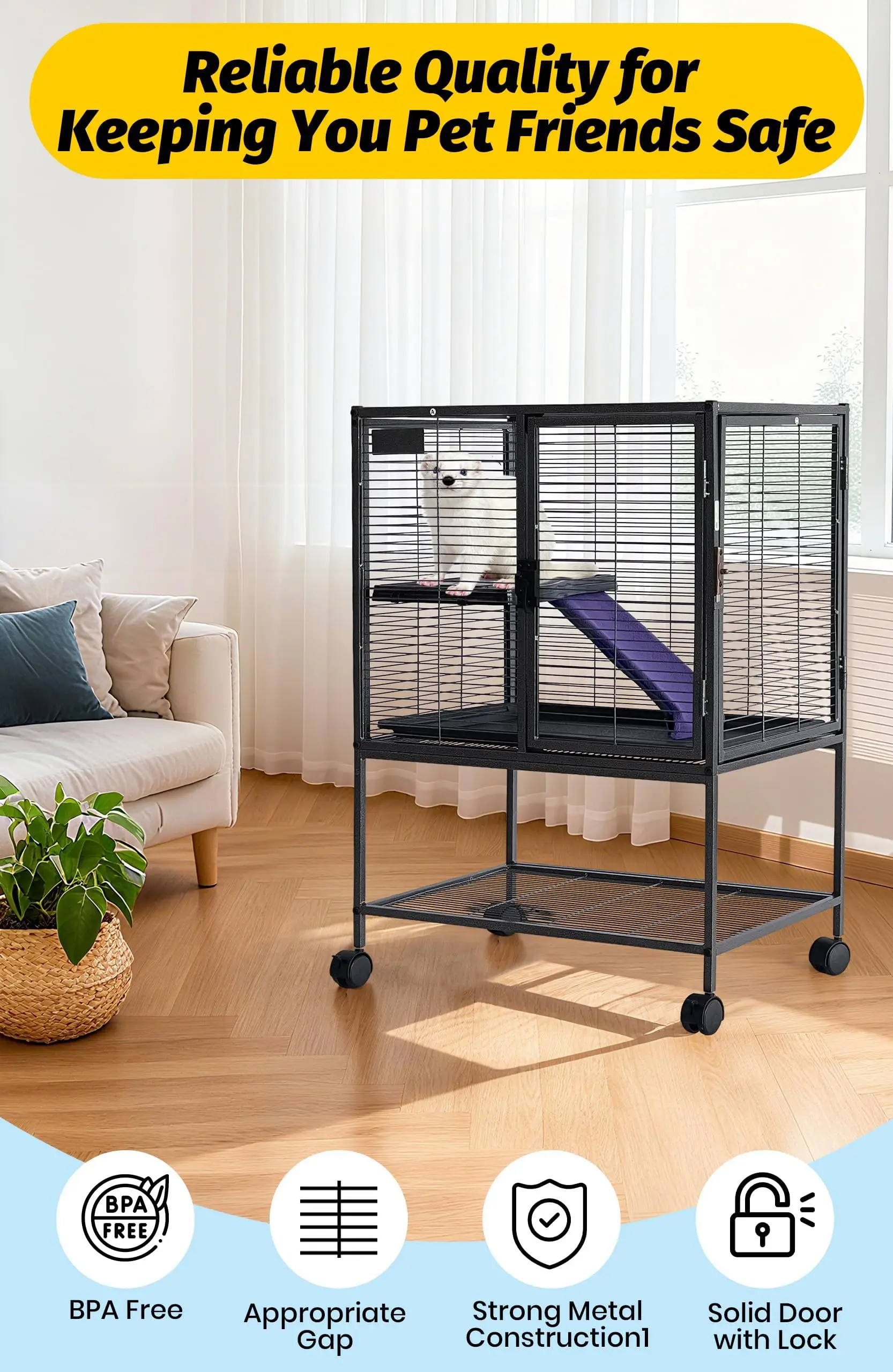 Multi-Level Small Animal Cage 2