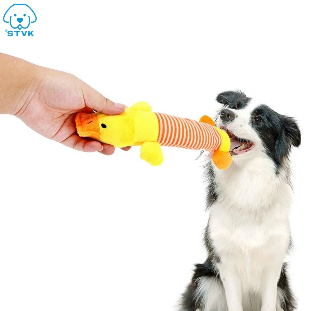 

Corduroy Dog Toys for Small Large Dogs Animal Shape Plush Pet Puppy Squeaky Chew Bite Resistant Toy Pets Accessories Supplies