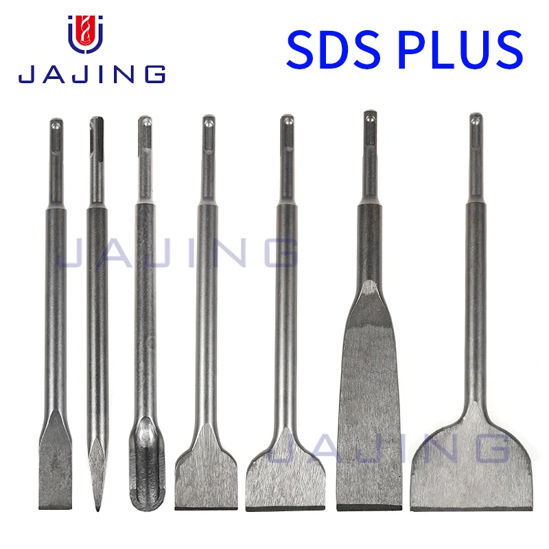 1PC SDS PLUS Shank Point Flat Wide Flat  Electric Hammer Chisel Bit for  Wall Concrete Impact Drill Elbow Widening Drill bit