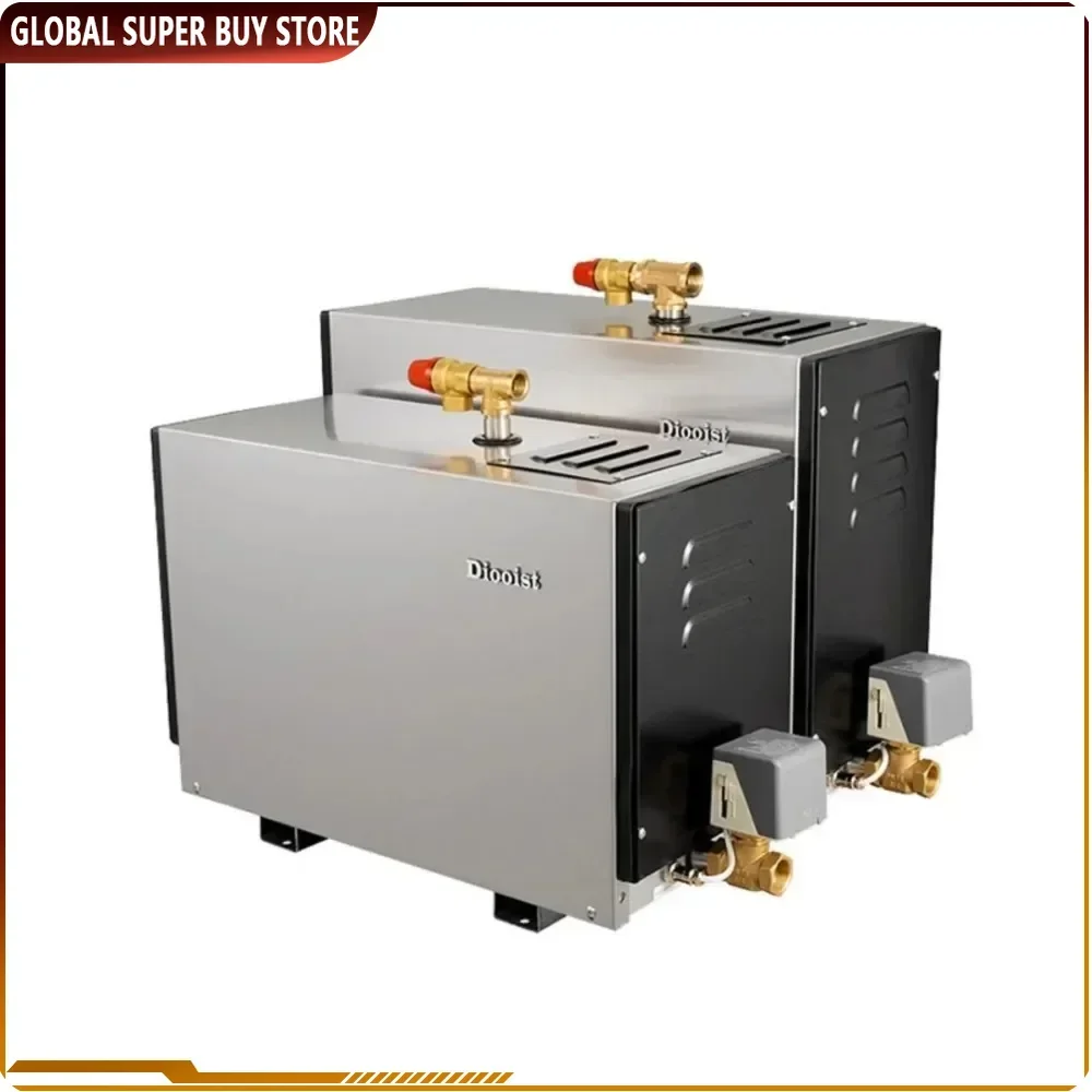 6KW Bathroom Sauna Machine Steamer Spa Generator for Shower in Home Steam Room Shower with LED Waterproof Controller 6