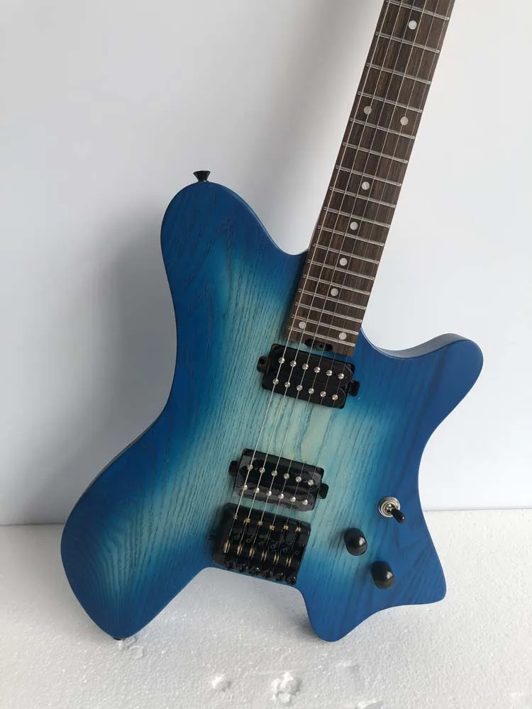 Headless Electric Guitar 6 Strings traveler guitar or 24 fret guitar