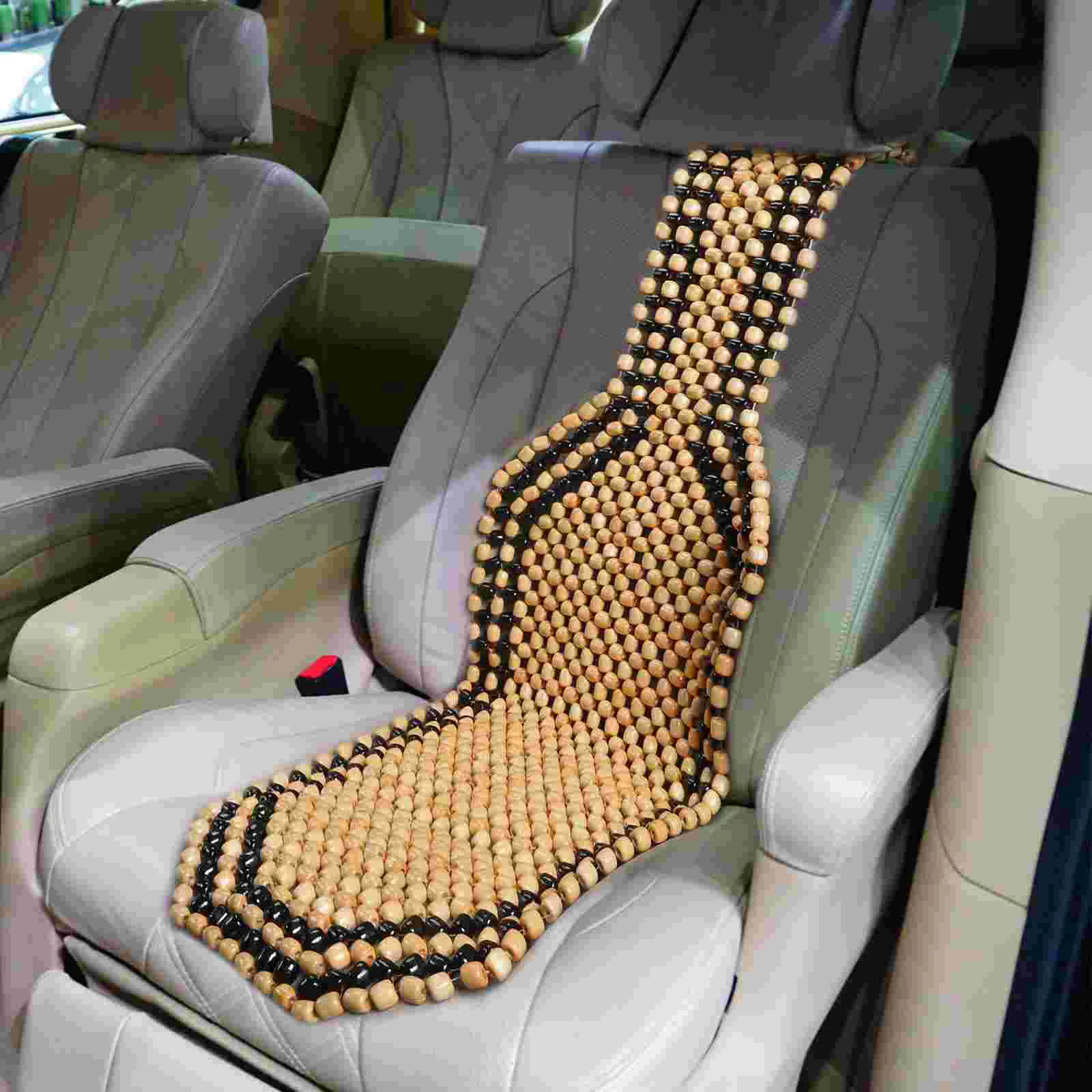 

Seat Cushion Car Wood Bead Pad Massaging Auto Accessories Cover for Wooden Beaded Mat