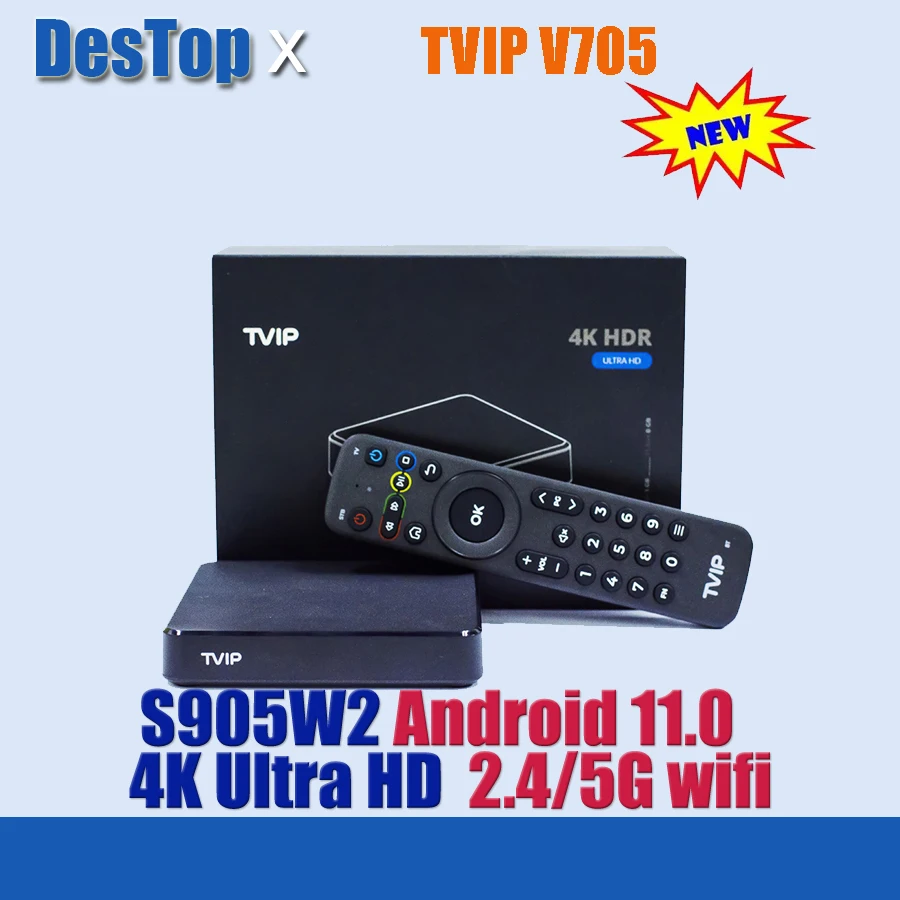 Streamer Linux Multimedia TVIP S-Box V.605 4K HEVC - Decoder Android 6.0 Con WiFi 5GHz Multimedia Linux Stalker - Foto 7