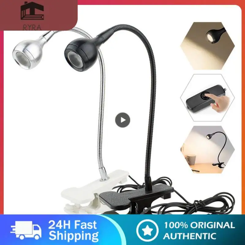 

1PCS Adjustable Goosenecks Clip On USB LED Lamp For Music Stand And Book Reading Light