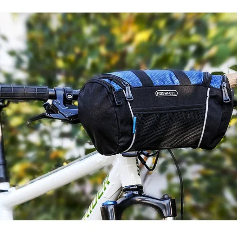 ROSWHEEL Folding Mountain Bike Bicycle Handlebar Bag Dragon Head Bag Bicycle First Package