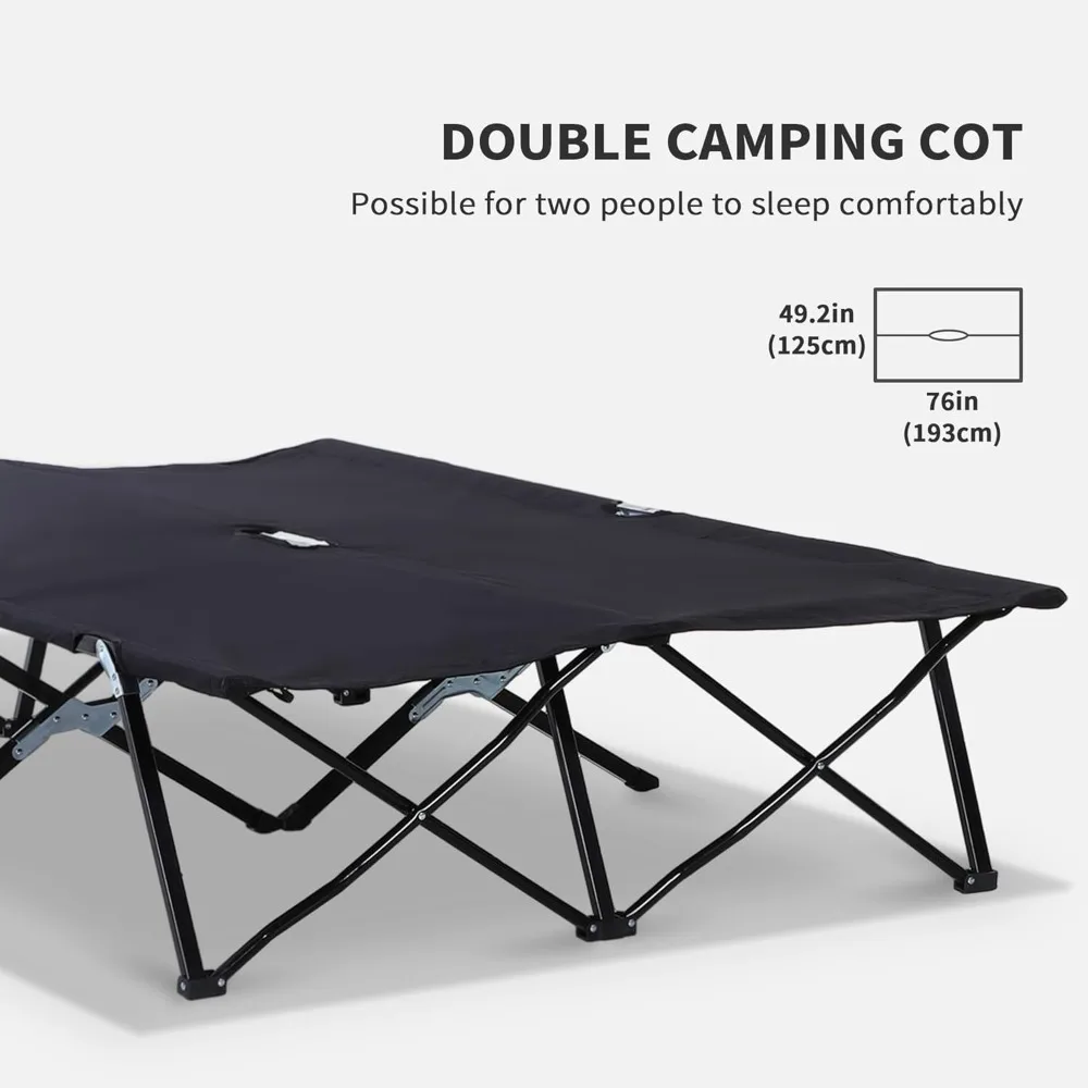 2 Person Folding Camping Cot 3