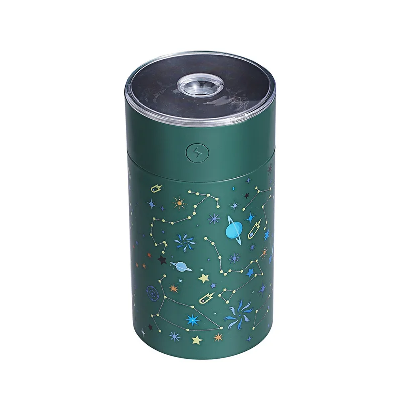 Car Air Purifier Creative New Car Single Spray Projection Humidifier USB Mini LED Atmosphere Star Light Automotive Supplies