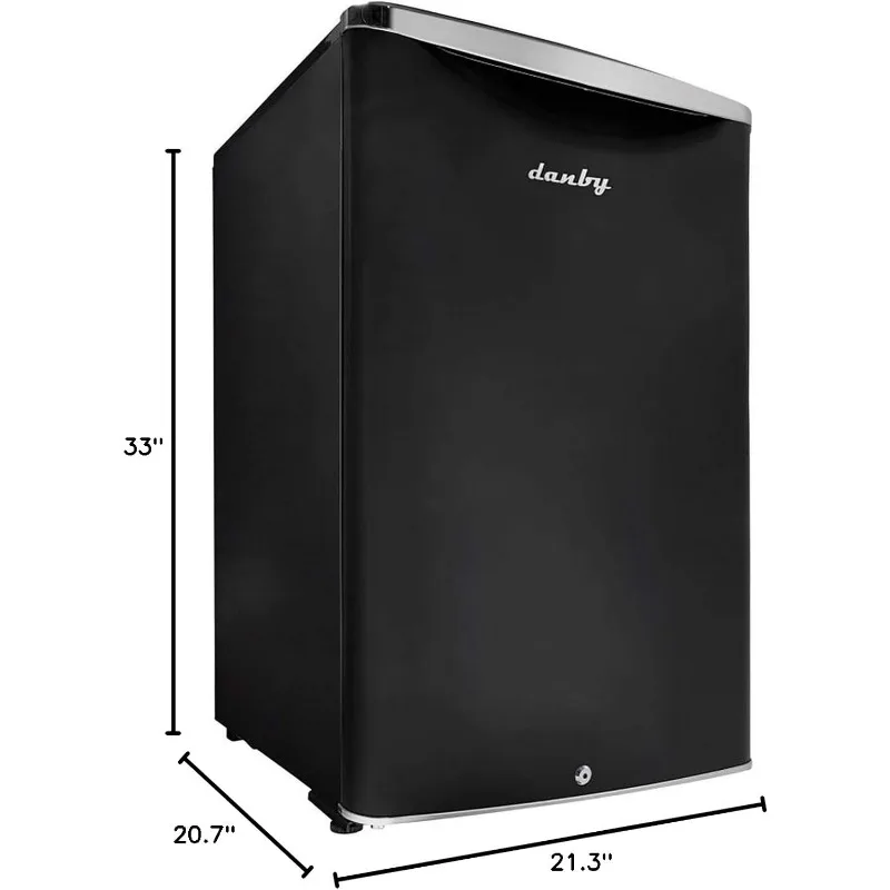 Danby DAR044A6MDB 4.4 Cu.Ft. Mini Fridge, Compact Refrigerator For Bedroom, Living Room, Bar, Dorm, Kitchen, Office In Black 6