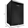 Danby DAR044A6MDB 4.4 Cu.Ft. Mini Fridge, Compact Refrigerator For Bedroom, Living Room, Bar, Dorm, Kitchen, Office In Black 6