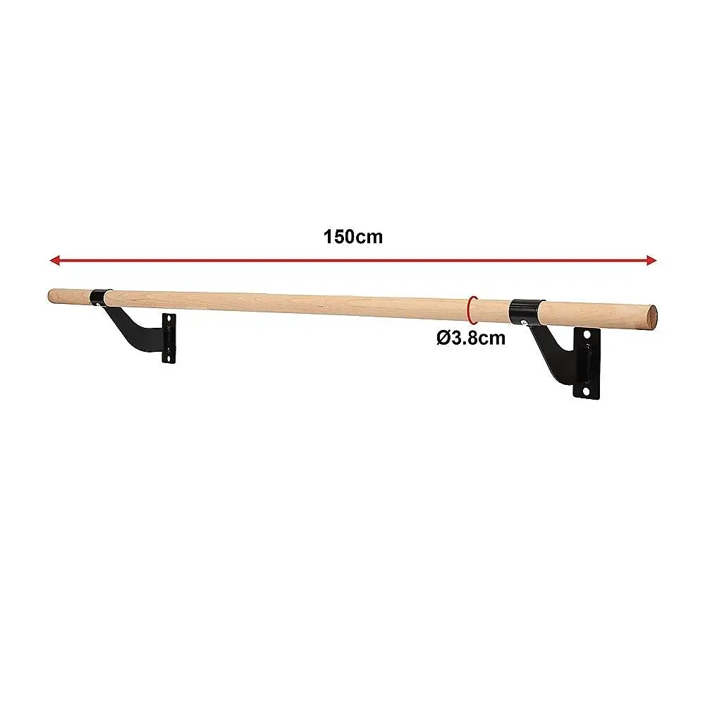 Ballet Barre Wall Mounted Adjustable Solid Construction Perfect for Dance Studios