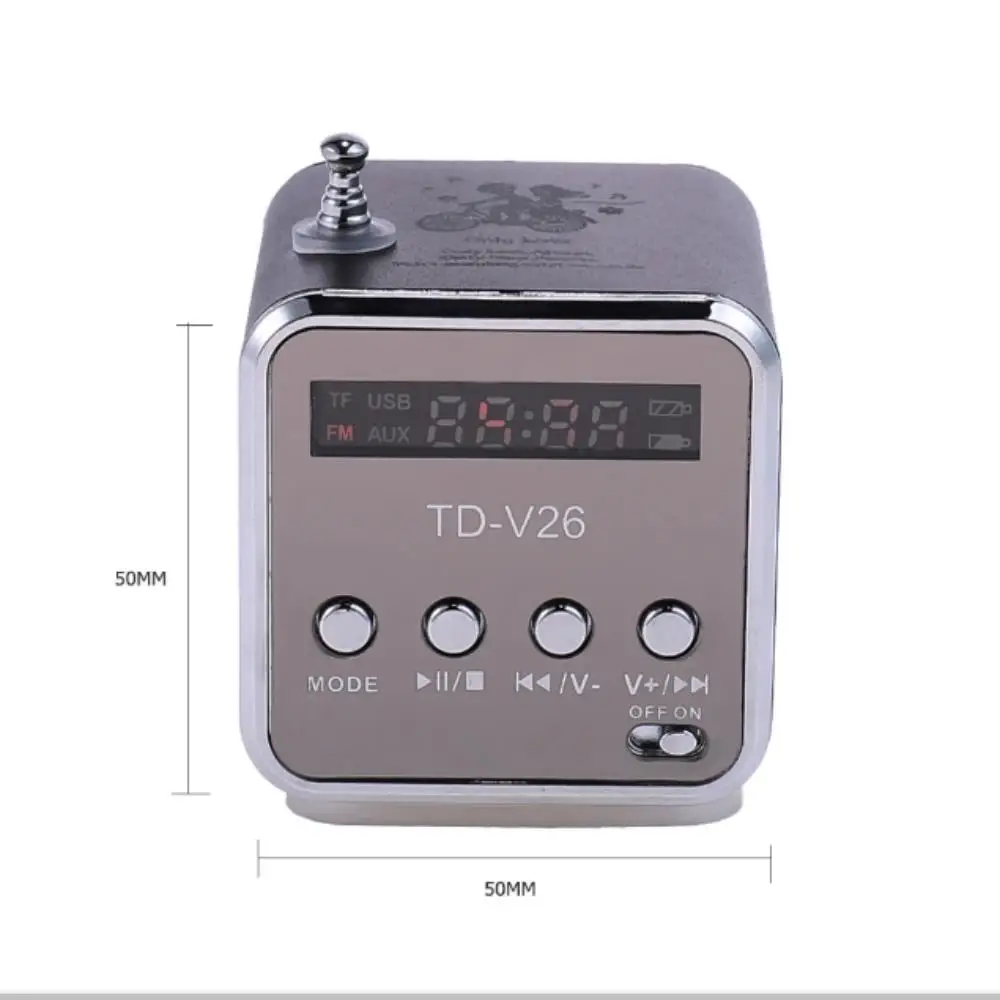 Portable Mini Bluetooth Speaker With Fm Radio And Mp3 Player_voghion.com