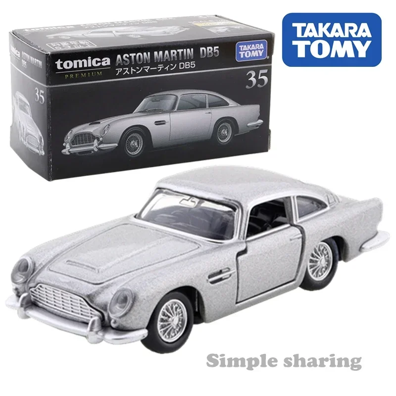 

Takara Tomy Tomica Премиум 35 Aston Martin DB5 1/62 популярная детская модель автомобиля под давлением, коллекционные предметы, новинка