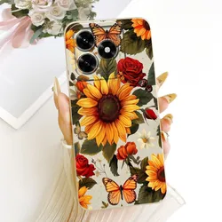 Cute Kawaii Luxury Fashion Painted Silicone Phone Case Cover for Honor X5C Plus (TYbai2381)