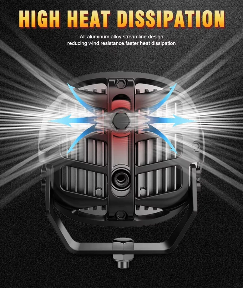 Led 4x4 UTV Roof Mount Off Road UTV Linkable Modular Kit 35W 3000Lumen Led Work Light With DRL Amber Side Lighting for Dodge Ram detail image 8